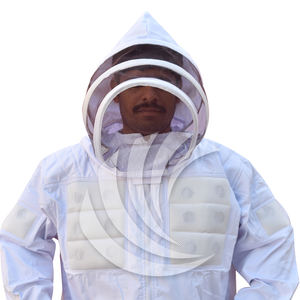 Chaqueta de Apicultura, Equipo de Protección Resistente a Picaduras con Malla de Algodón Transpirable y Velo para Ropa de Apicultor - Product Image 3