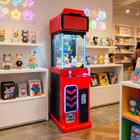 Mini machine à griffes innovante, machine d'arcade à monnayeur, attrapeur de petits jouets en peluche avec joystick haute sensibilité et LED