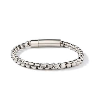 Jeulia Gold Plated Stainless Steel Men's Geometric Pearl <b>Bangle</b> <b>Bracelet</b> - Product Image 1