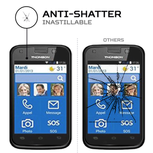 Protecteur d'écran antichoc pour téléphone portable Thomson Serea 350 Premium, film de protection - Product Image 5