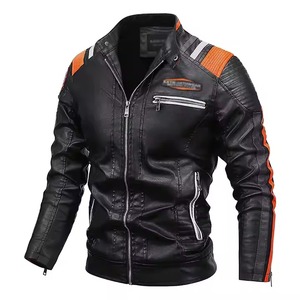 Chaqueta de cuero de calidad superior para hombre, chaqueta de cuero Vintage de invierno para hombre, chaqueta de cuero para motorista, prendas de vestir para hombre - Product Image 5