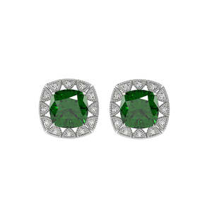 NOVAMART Fine Premium 925 <b>Sterling</b> <b>Silver</b> <b>Stud</b> Earrings for Women Girls Geometric Water Drop Shape Bezel Setting Featuring Princ - Product Image 1