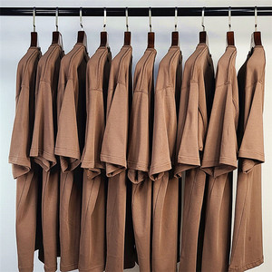 280 Gsm Heavy Cotton Super Quality Unisex Oem logo Camiseta informal de manga corta personalizada para hombres - Product Image 4