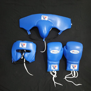 Juego de Boxeo de Primera Calidad, Guantes de Boxeo de Cuero con Logotipo Personalizado, Protector Inguinal y Protector de Cabeza, Equipo de Protección de Boxeo - Product Image 6