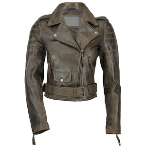Veste en cuir unisexe à fermeture éclair, nouveau design 2026, en PU, style motard, pour homme, avec logo personnalisé, OEM, vente en gros - Product Image 1
