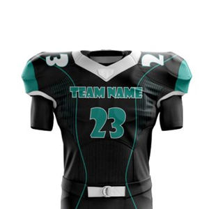 Venta al por mayor personalizado precio barato fútbol americano Jersey pantalones cortos transpirable OEM ropa de entrenamiento hombres y mujeres uniformes - Product Image 4