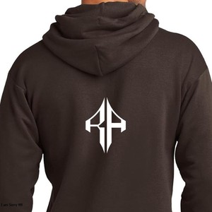 เสื้อฮู้ดแบบสวมหัวของผู้ชายผ้าคอตตอน100% พิมพ์ลายซิลค์สกรีนโลโก้ตามสั่ง - Product Image 6