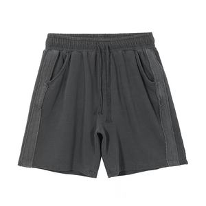250G prêt à expédier confortable respirant avec cordon Shorts hommes décontracté vêtement lavage Joggers Shorts expédition DDP - Product Image 4