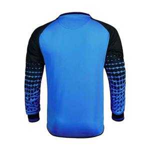 Camiseta de portero de fútbol de entrenamiento OEM personalizada, conjunto de uniforme de fútbol ligero de manga larga para hombre, hecho de material especial - Product Image 3