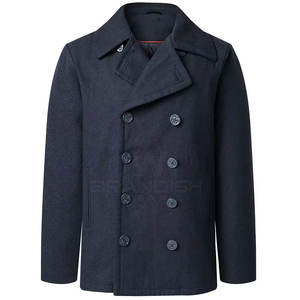 Peacoat de super qualité au design unique personnalisé pour la vente en ligne Manteau de caban d'hiver respirant pour hommes en taille adulte - Product Image 1