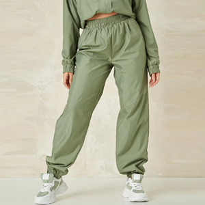 Chándal de algodón/lana 100%, recién llegado, chándal cortavientos en blanco de gran tamaño de 2 piezas de alta calidad, chándal para mujer al por mayor - Product Image 5