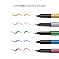 Stylo marqueur métallique SIMBALION MM681 à base d'eau, encre or/argent/vert/bleu/rouge, utilisation multi-surfaces, fournitures de papeterie