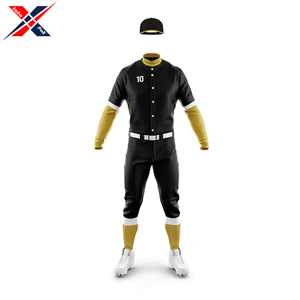 Nouvelle arrivée uniforme d'entraînement en tissu doux au toucher de fabrication pakistanaise dernier style OEM vêtements d'équipe sportive pour le baseball - Product Image 5