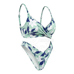 Traje de Baño Moderno para Mujer, Diseño de Dos Piezas, Tela Cómoda, Braguita de Cintura Alta, Colección para Viajes a la Playa y Vacaciones de Verano - Product Image 3