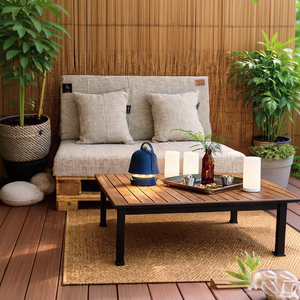 Ensemble de coussins de canapé de jardin en fibre de mousse de qualité supérieure, 4 pièces, pour mobilier de terrasse extérieur, vente flash 5701005701 - Product Image 3