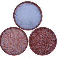 Alta calidad Natural comestible pura sal del Himalaya Rosa gránulos de sal Natural Material orgánico de grado alimenticio 25 KG bolsa de PP