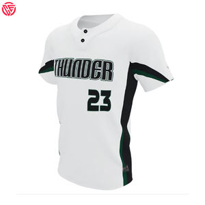 Meilleur 2025 Softball Sublimation Baseball Uniforme Jersey Chemises En Gros Imprimé Baseball Jersey Sportswear Chemise pour Adulte - Product Image 3