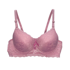 Reggiseno Push-Up Regolabile e Traspirante con Chiusura Frontale in Pizzo Ricamato, Senza Ferretto, Disponibile in Taglie Plus - Product Image 5