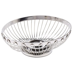 Handcrafted New Iron Fruits and <b>Bread</b> <b>Basket</b> with a Timeless Design Golden Finished for Adding Charm to Your Kitchen Decor - Product Image 3