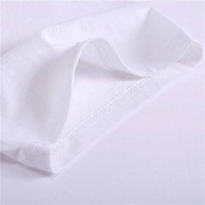 Venta al por mayor 100% algodón camisetas de manga corta personalizable liso en blanco para los hombres 160 Gsm estilo casual impreso OEM Logo color blanco - Product Image 3