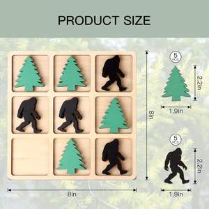 Pièces en bois et accessoires de jeu de société, figurines de pin, figurines Bigfoot, jetons de jeu en bois, miniatures - Product Image 4