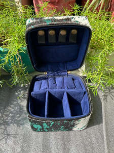 Nouveau Western élégant fabriqué à la main métallique cheveux sur cacher fourrure cuir boîtes à bijoux mignon voyage bijoux essentiels stockage minimal - Product Image 6