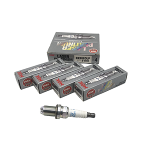 Pour <span class=keywords><strong>bougie</strong></span> d'<span class=keywords><strong>allumage</strong></span> NGK Laser Platinum BKR6EQUP 3199, <span class=keywords><strong>allumage</strong></span> à <span class=keywords><strong>4</strong></span> électrodes, 12120037607 0141871 pour BMW Mini Porsche Audi - Product Image 2