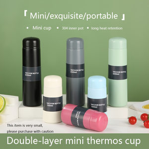 CL 150ml 250ml Mini 304 Stainless Steel Vacuum <b>Flask</b> Pocket Thermos <b>Bottle</b> for Travel Car Outdoor - Product Image 2