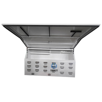Boîte à outils étanche en aluminium avec tiroirs pour plateau de camions Ute et auvent à ouverture latérale en aluminium Tradesman