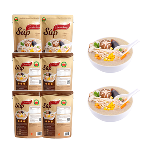 Sopa de pollo y setas Shiitake, comidas listas para comer, bolsa de retorta, comida para adultos y bebés, comida de sopa instantánea OEM, ISO HACCP, fábrica de Vietnam - Product Image 6