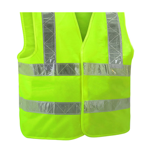 Vente en gros de vestes de sécurité avec logo personnalisé pour la construction avec plusieurs poches pour hommes et femmes à prix réduit - Product Image 4