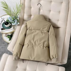 Veste Manteau Femme Automne Hiver Garder Chaud Veste Puffer Stand Collar Harajuku Outwear Loose Clothes - Product Image 4