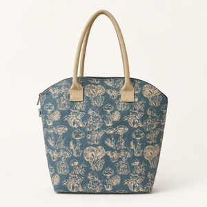 Sac fourre-tout de plage en jute et PP teint sur mesure 42x35x14 cm, logo imprimé en sérigraphie, fournisseur en gros OEM ODM marque privée pour la vente au détail - Product Image 2
