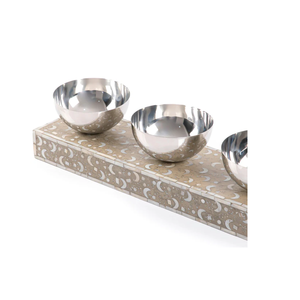 Ensemble de 3 boîtes de vadrouille de luxe de haute qualité avec bol en acier inoxydable pour la vaisselle de fête du Ramadan fabriquée à la main au Vietnam bon prix - Product Image 3