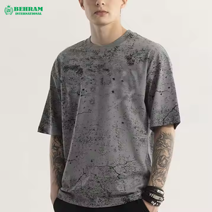 T-shirt pour homme de haute qualité, 100% coton, écologique, respirant, à manches courtes, col rond, coupe classique, décontracté, best-seller, couleur unie - Product Image 5