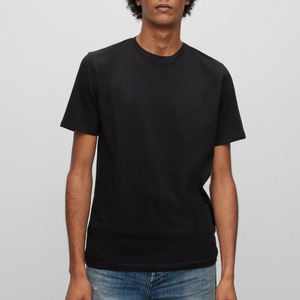 Streetwear Hommes Pierre Noir Lavé T-shirt Impression Personnalisée Lavage À L'acide T-shirt Surdimensionné Blanc 100% Coton Vintage T-shirt - Product Image 1