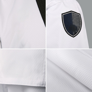 Uniforme de Taekwondo con estampado personalizado y cinturón, tela ligera y transpirable, Karate Dobok para entrenamiento y partidos profesionales - Product Image 2