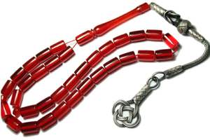 Rosario turquesa DHIKR diseñado Tasbih accesorios de oración venta al por mayor Tasbih con cuentas de resina Natural formas cuentas de oración - Product Image 5