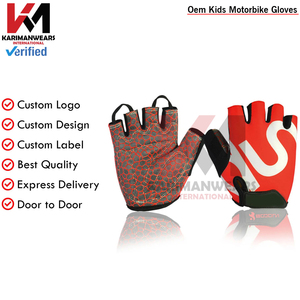 Gants de vélo demi-doigts pour enfants, gants de sport durables, patinage, VTT, vélo, respirant, pour garçons et filles - Product Image 5