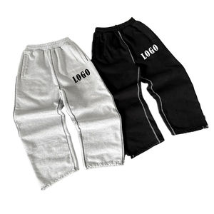 2026 Custom Drawstring Jogging <b>Trousers</b> High Quality Cotton <b>Baggy</b> Sweatpants for <b>Men</b> Pakistan Style Casual Sweatpants - Product Image 5