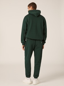 Sudadera con capucha de algodón 100% tejida de gran tamaño para hombres-Impresión digital Liso teñido Elegante Aspecto de calle de invierno - Product Image 4