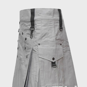 Cosh kilts กระโปรงผ้าฝ้ายสีเทาแบบยุทธวิธี, มีสายรัดเอวที่สามารถปรับได้มีหลายกระเป๋าใช้งานได้ Ci-00020-KB รุ่นต้นกำเนิด - Product Image 5