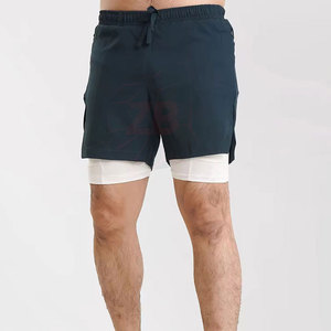 Shorts pour hommes Advanced Fit, matière extensible flexible pour l'entraînement, la course à pied, le basketball et les vêtements de fitness - Product Image 2