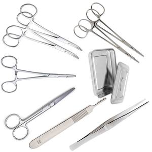 Kit de instrumentos quirúrgicos de acero inoxidable para animales veterinarios equinos, 9 Uds., juego de esterilización Pentax para animales, Kit de puntada para uso veterinario - Product Image 6