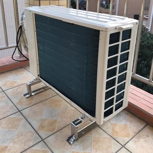 Support de sol universel en acier inoxydable 304 pour climatiseur, épaissi, pour unité extérieure, surélevé, anti-vibrations et anti-bruit - Product Image 1