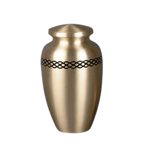 Urna de cremación de diseño hecho a mano Urna de cremación de metal de nuevo diseño Urnas funerarias de latón a precio mayorista - Product Image 1