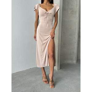 Vestidos Casuales al por Mayor Topshow, Lisos, de Viscosa, Elegantes y con Estilo - Product Image 2