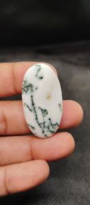 Cabujón de Ágata Natural de Alta Calidad, Gema Verde Suelta para Joyería, 5-8 mm - Product Image 2