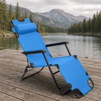 Gros Multifonction Réglable Bas Chaise longue Pliante Mer Chaise De Plage