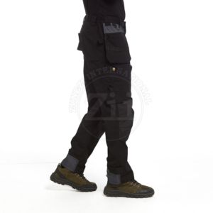 Pantalones de Trabajo de Seguridad Reflectantes de Alta Visibilidad con LED Intermitente, 100% Algodón, Antiestáticos, Impermeables, ANSI Clase 1, EN ISO 20471 Clase 2, para Hombre - Product Image 6